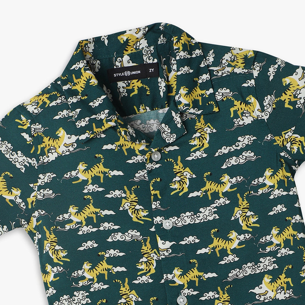 Boy's Regular Fit Printed Shirt