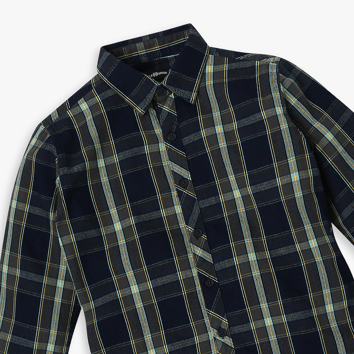 Boy's Regular Fit Checkered Shirt