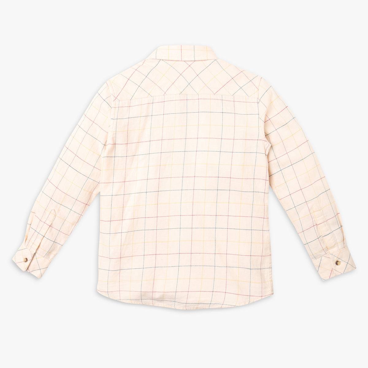 Boys Regular Fit Checkered Shirt