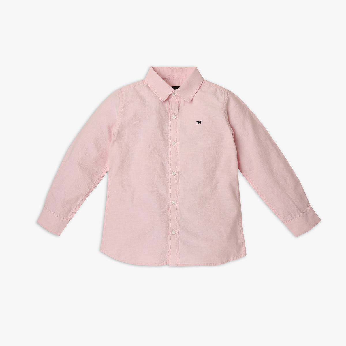 Boy's Regular Fit Solid Shirt