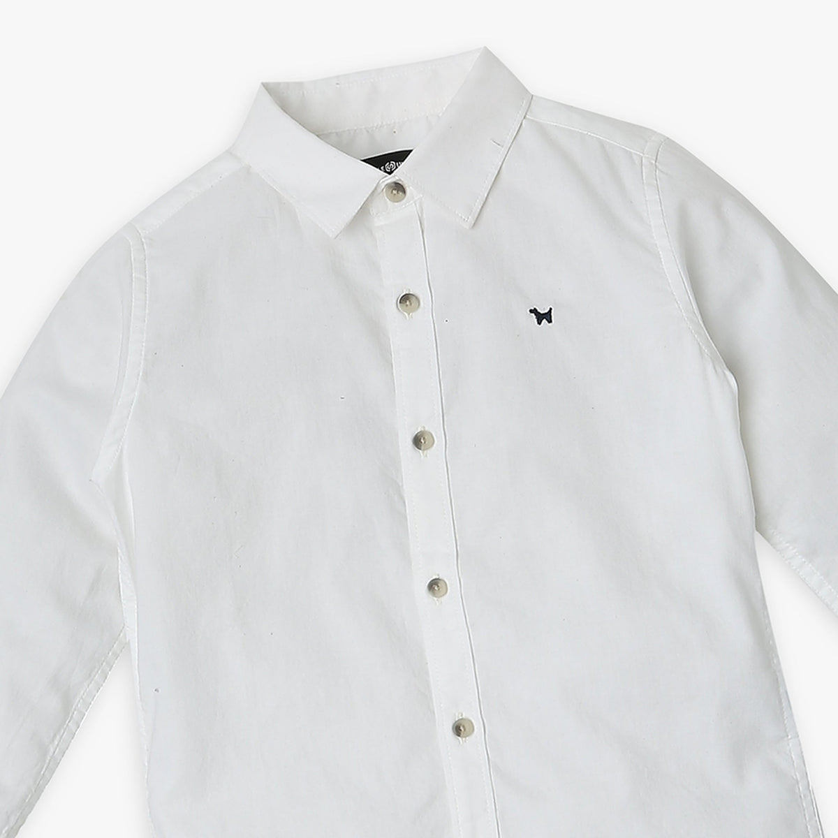 Boy's Regular Fit Solid Shirt