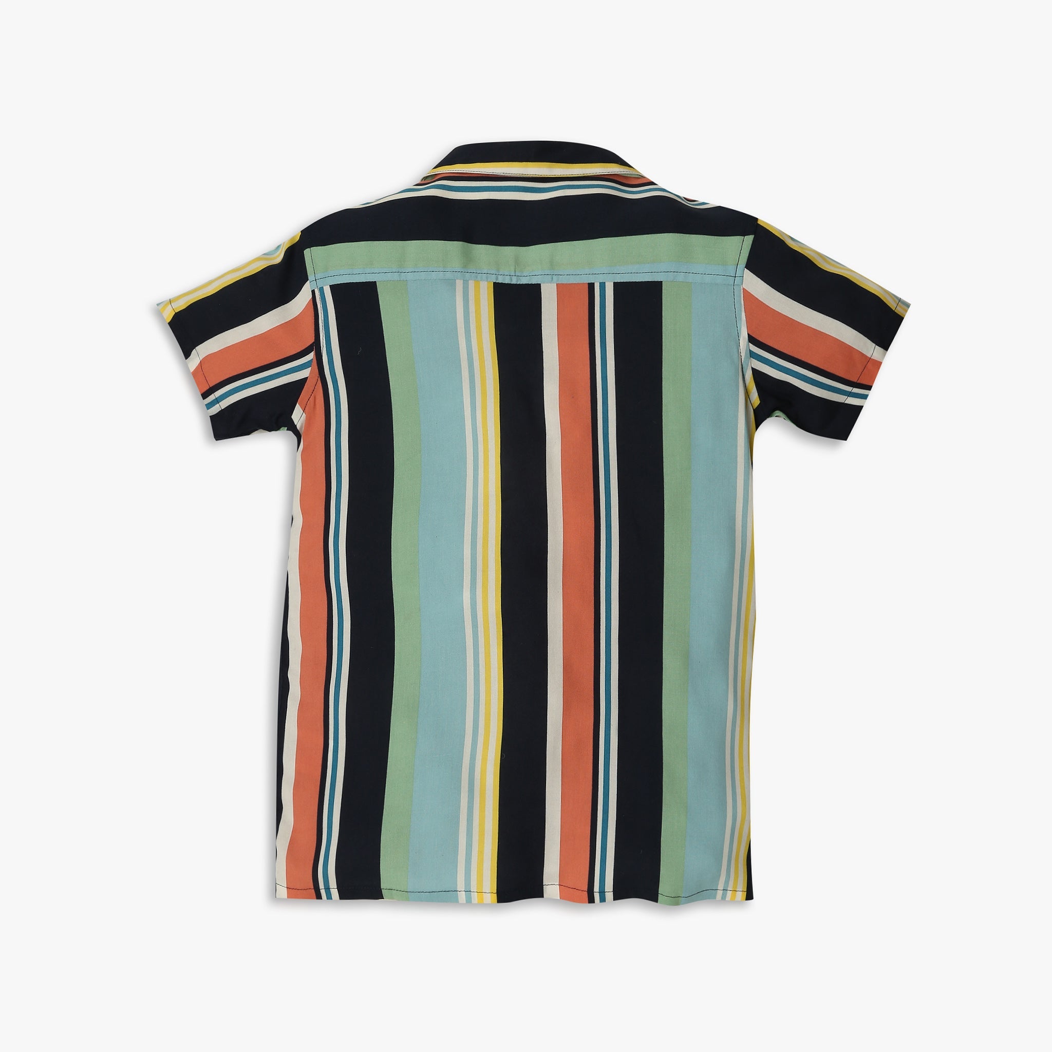 Boy's Regular Fit Striped Shirt
