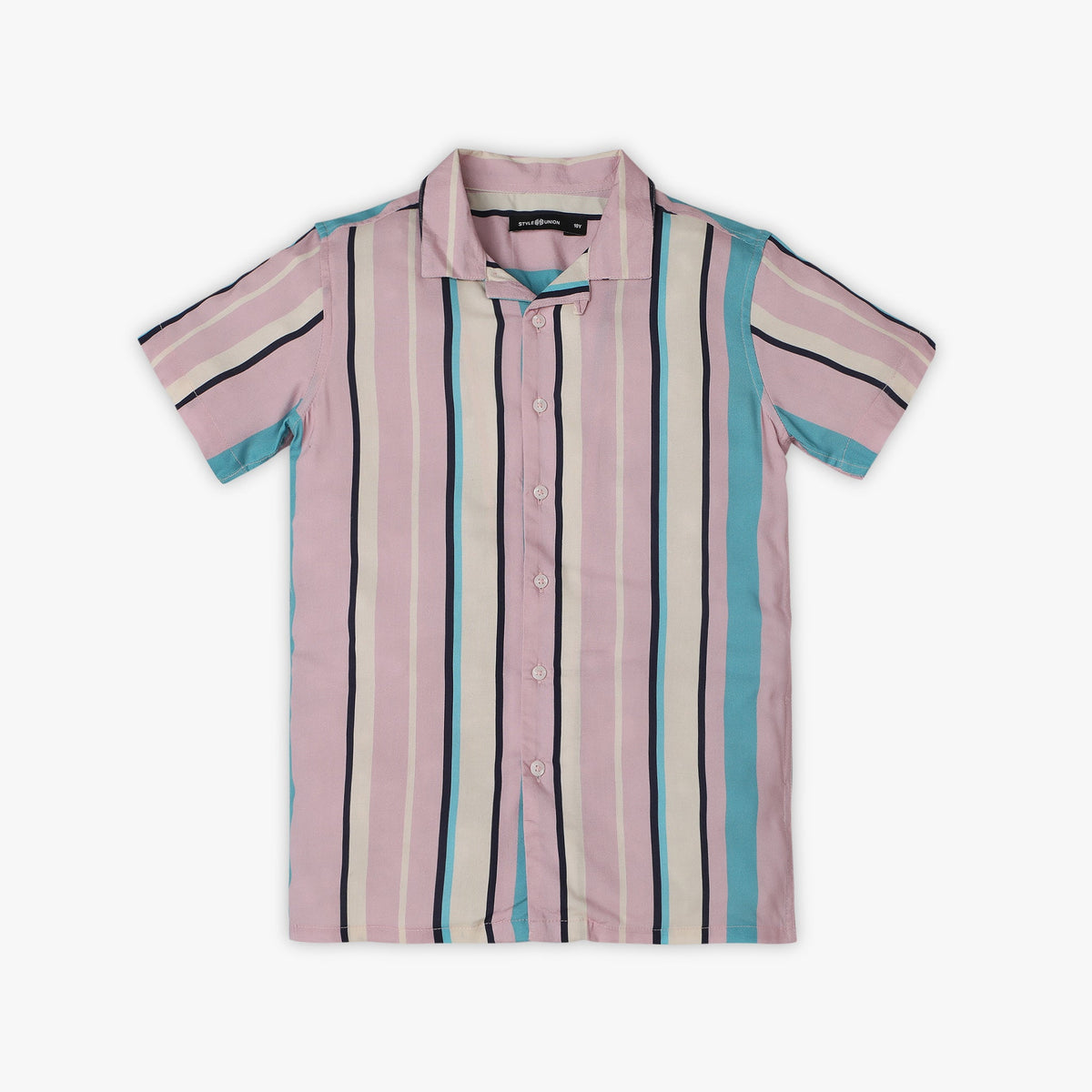 Boys Regular Fit Striped Shirt