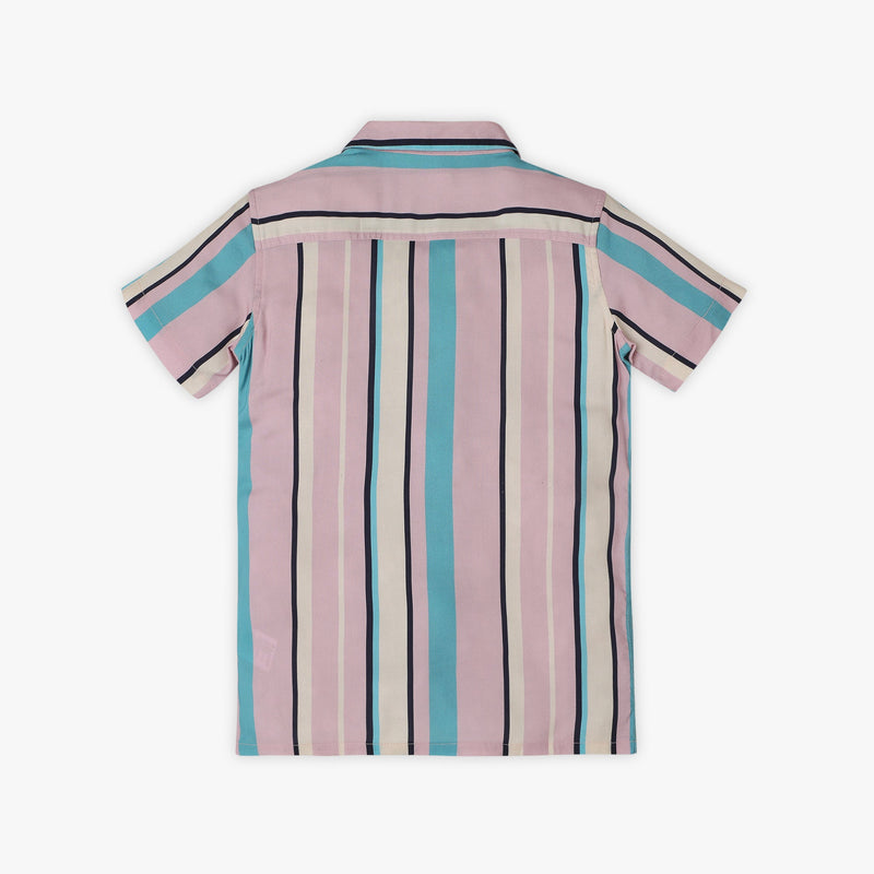 Boys Regular Fit Striped Shirt