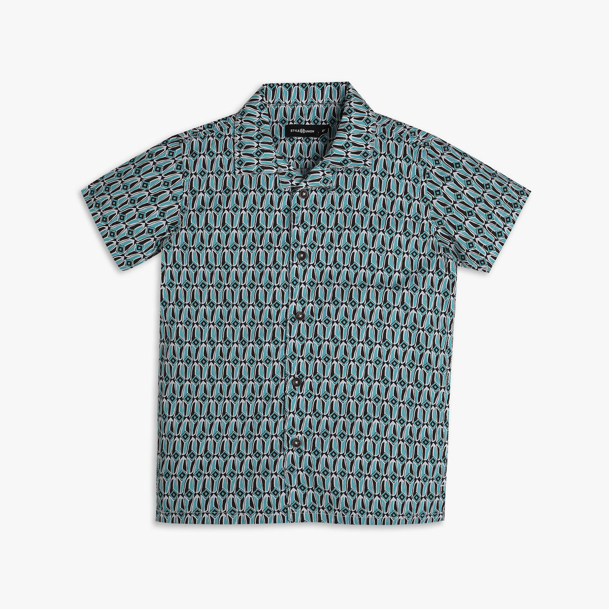 Boys Regular Fit Printed Shirt