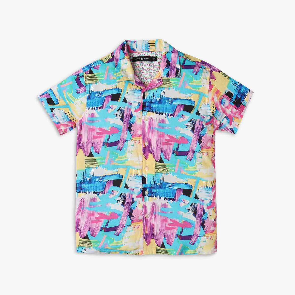 Boys Regular Fit Printed Shirt