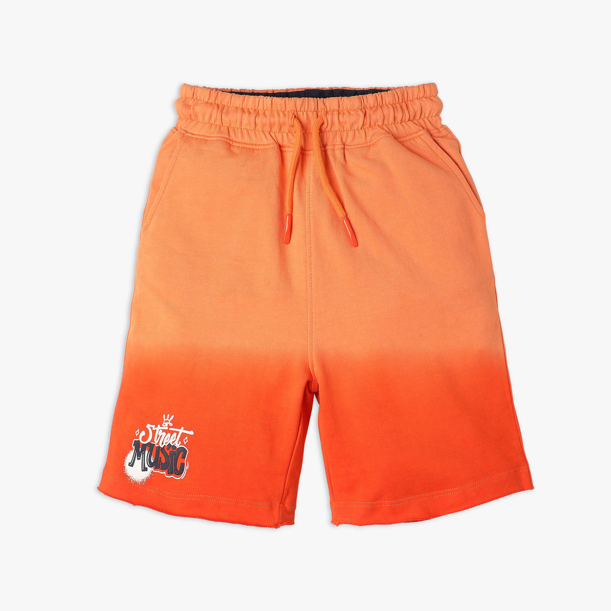 Boys Regular Fit Solid Mid Rise Shorts