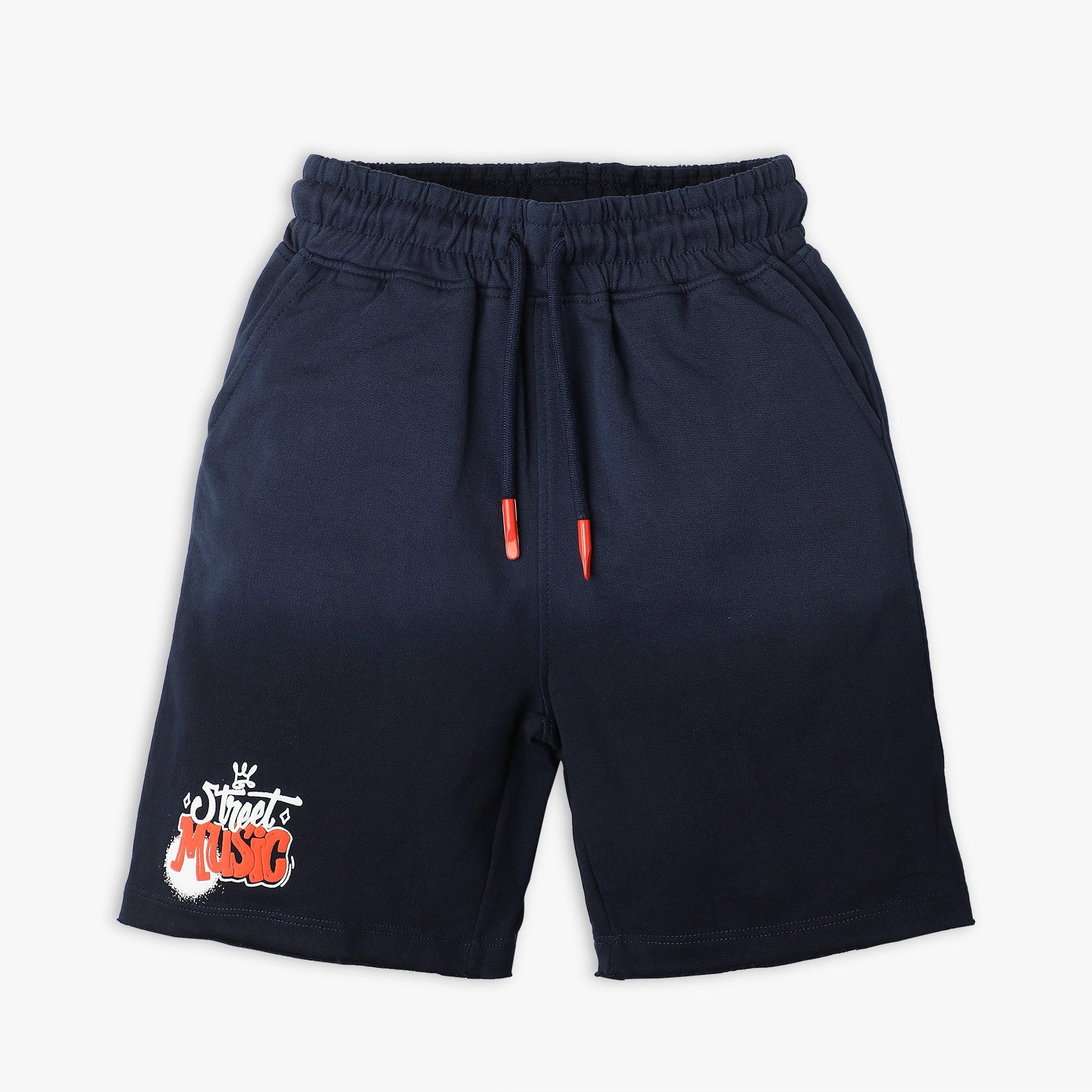 Boys Regular Fit Solid Mid Rise Shorts