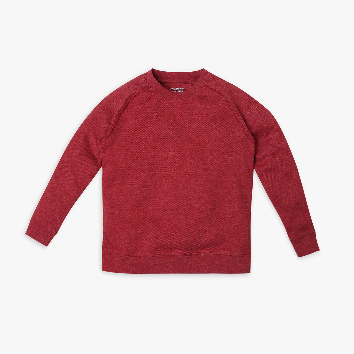 Boy's Regular Fit Solid Sweat Tees