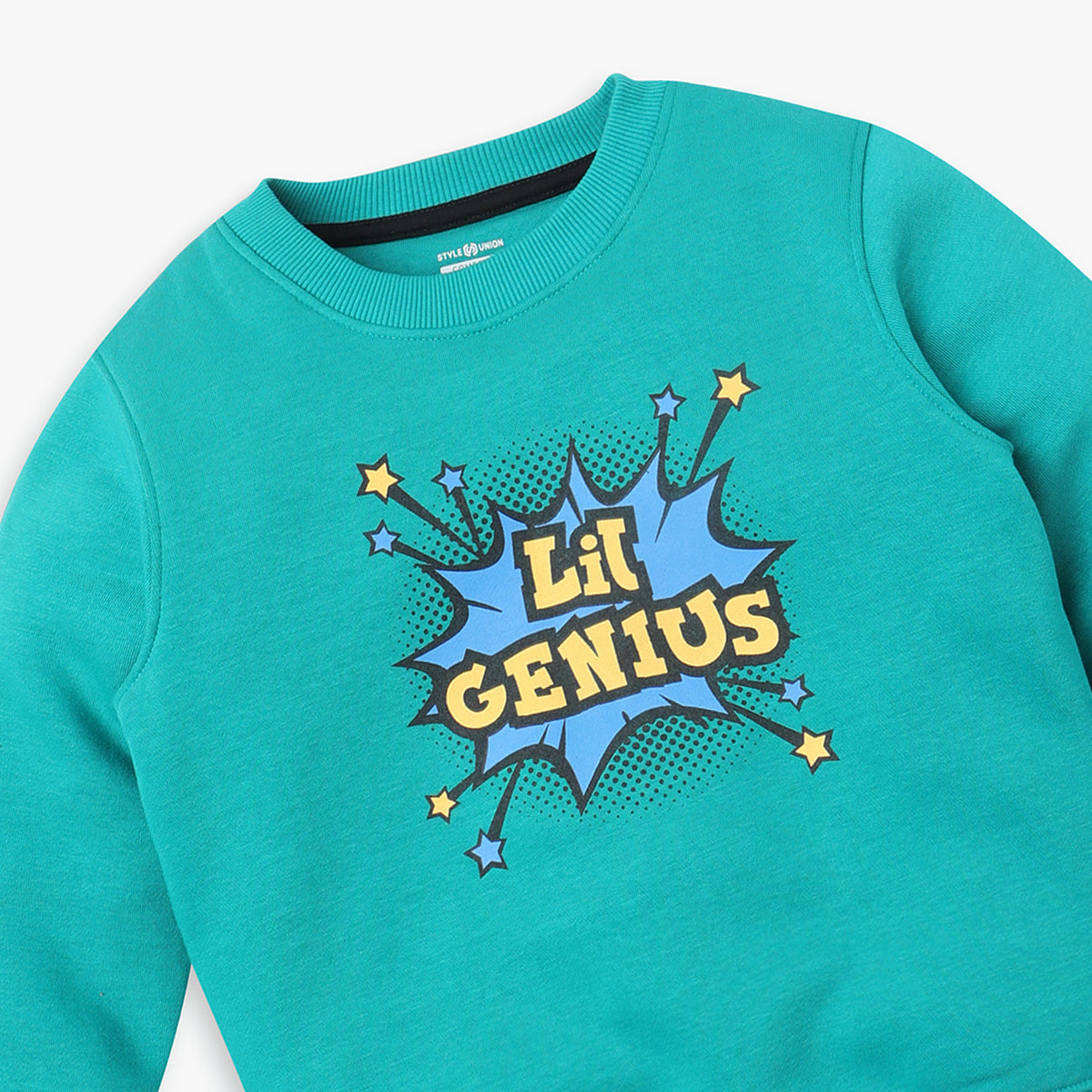 Boys Regular Fit Printed Sweat Tees