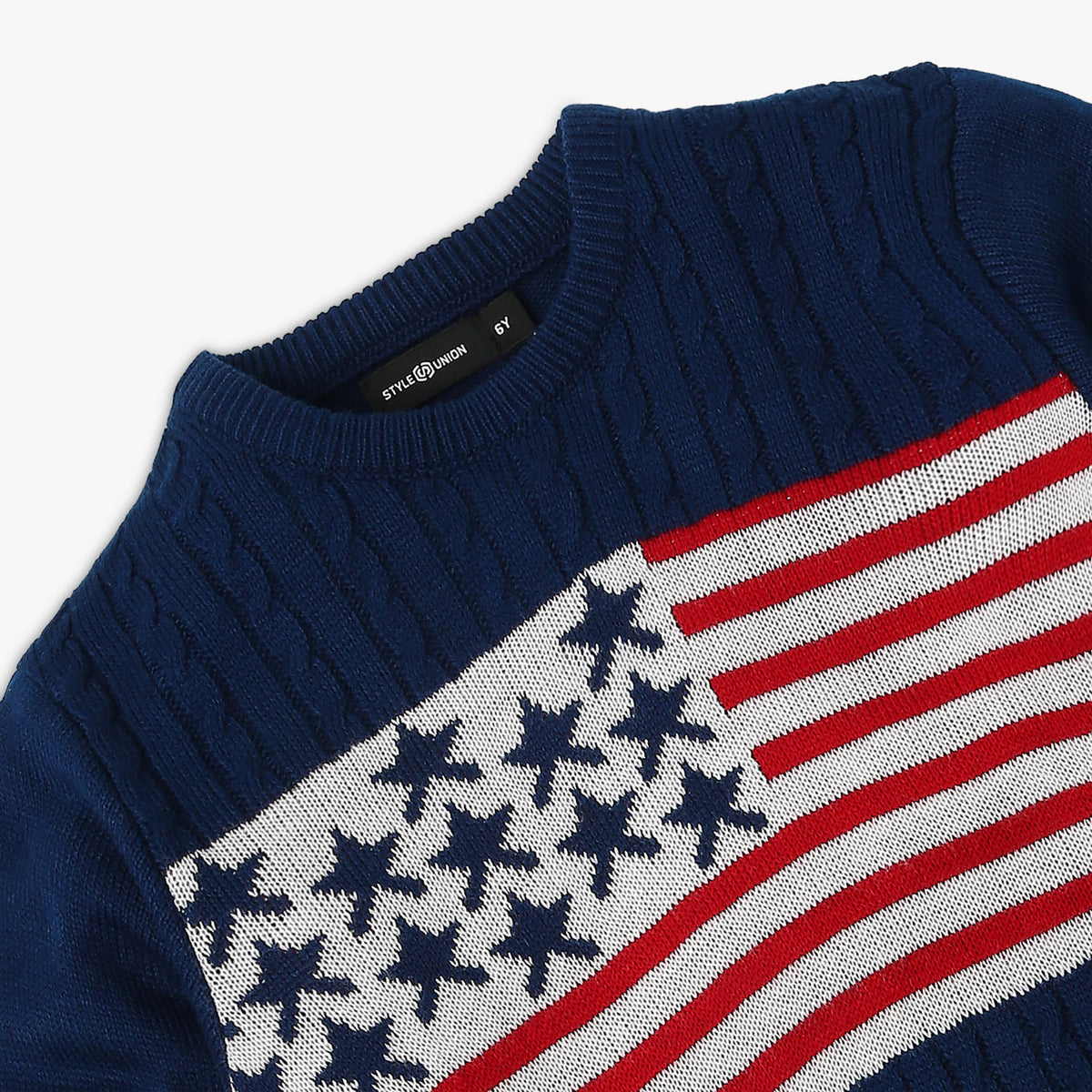 Boy's Regular Fit Jacquard Sweater