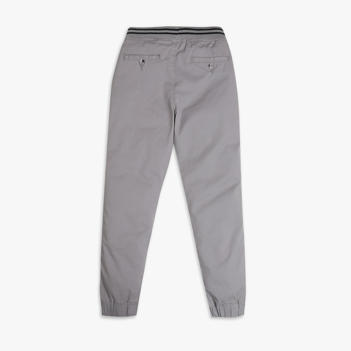 Boys Regular Fit Solid Mid Rise Joggers