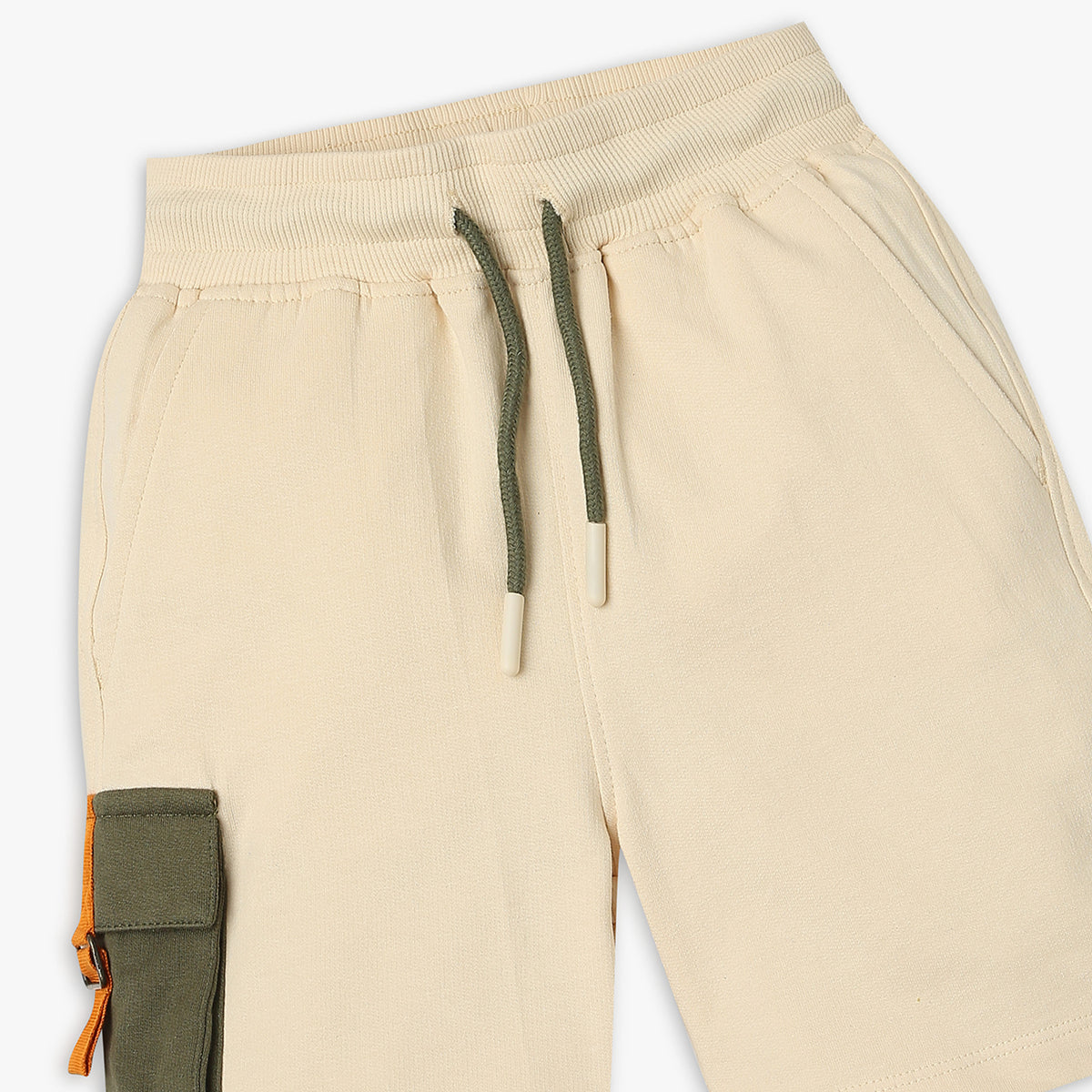 Boy's Regular Fit Solid Mid Rise Shorts