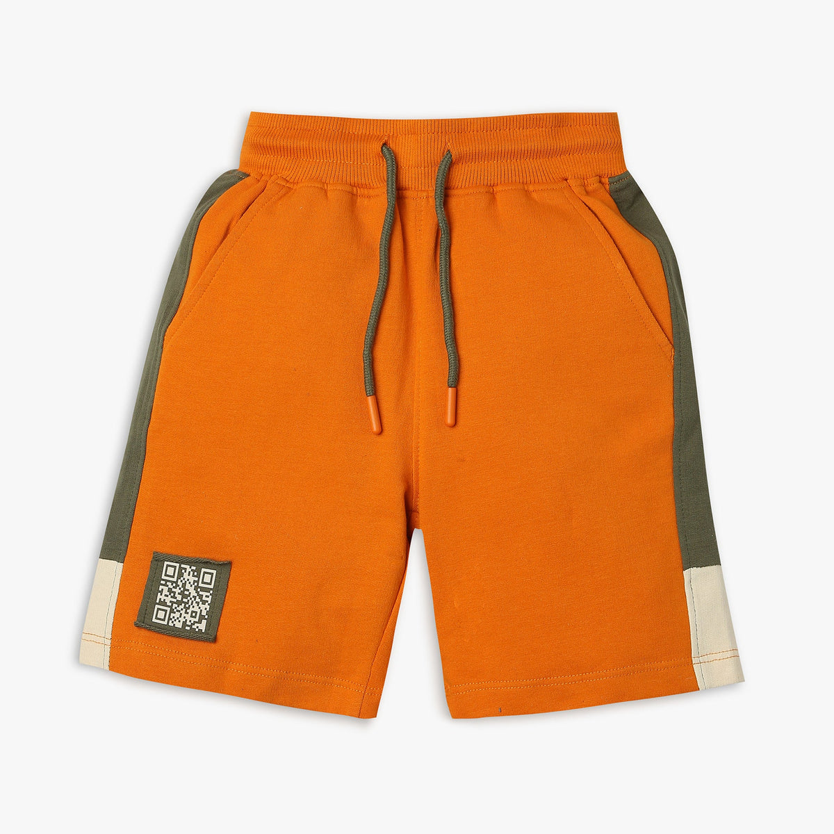 Boy's Regular Fit Solid Mid Rise Shorts