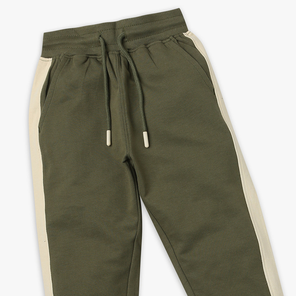 Boy's Regular Fit Solid Mid Rise Trackpants