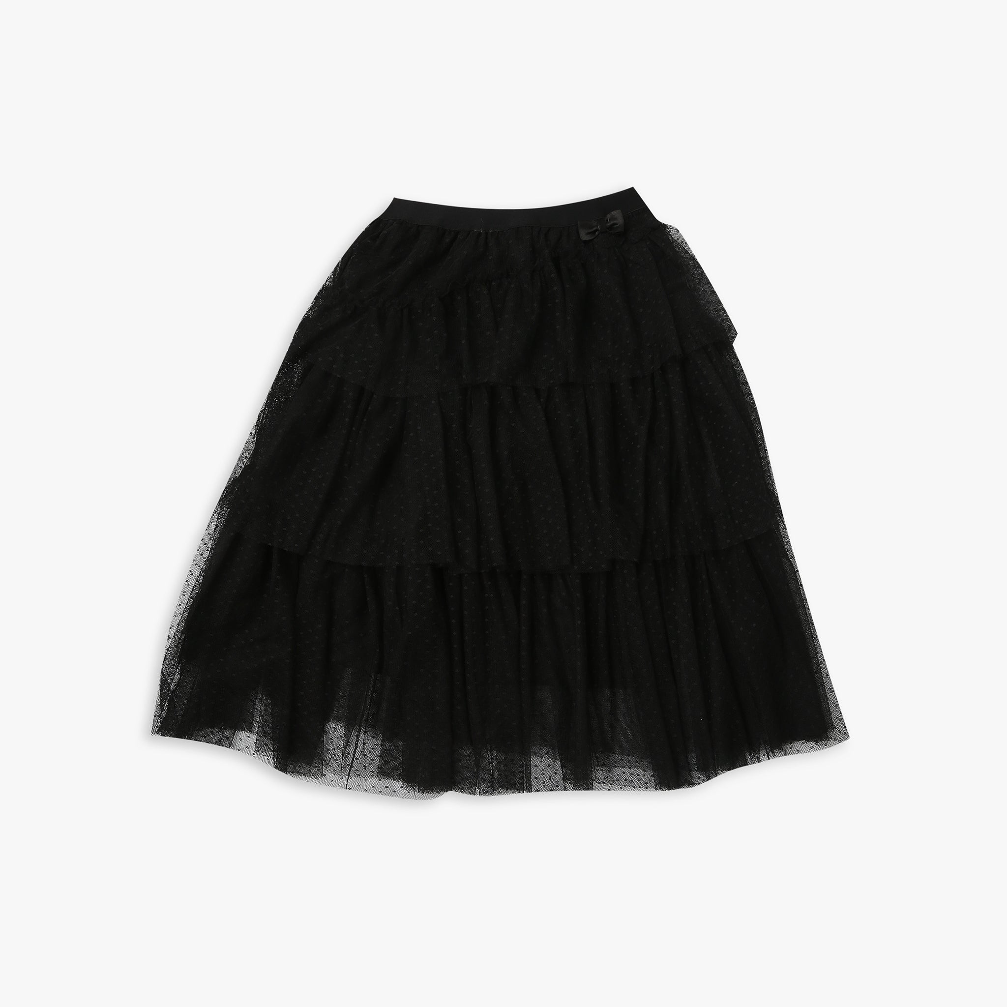 Girl's Regular Fit Embellished Mid Rise Skirts