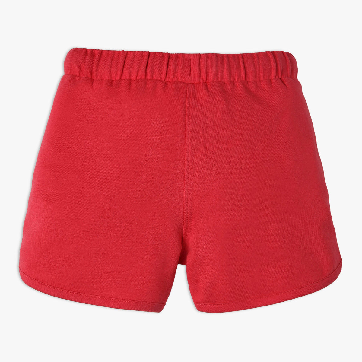 Girl's Regular Fit Solid Mid Rise Shorts