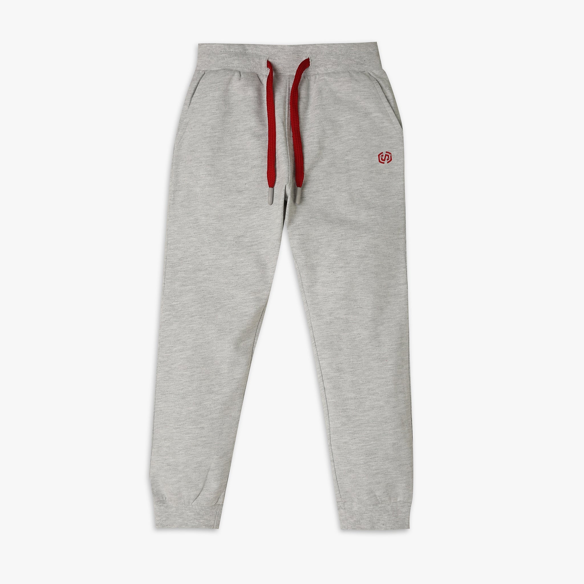 Girl's Regular Fit Solid Mid Rise Joggers