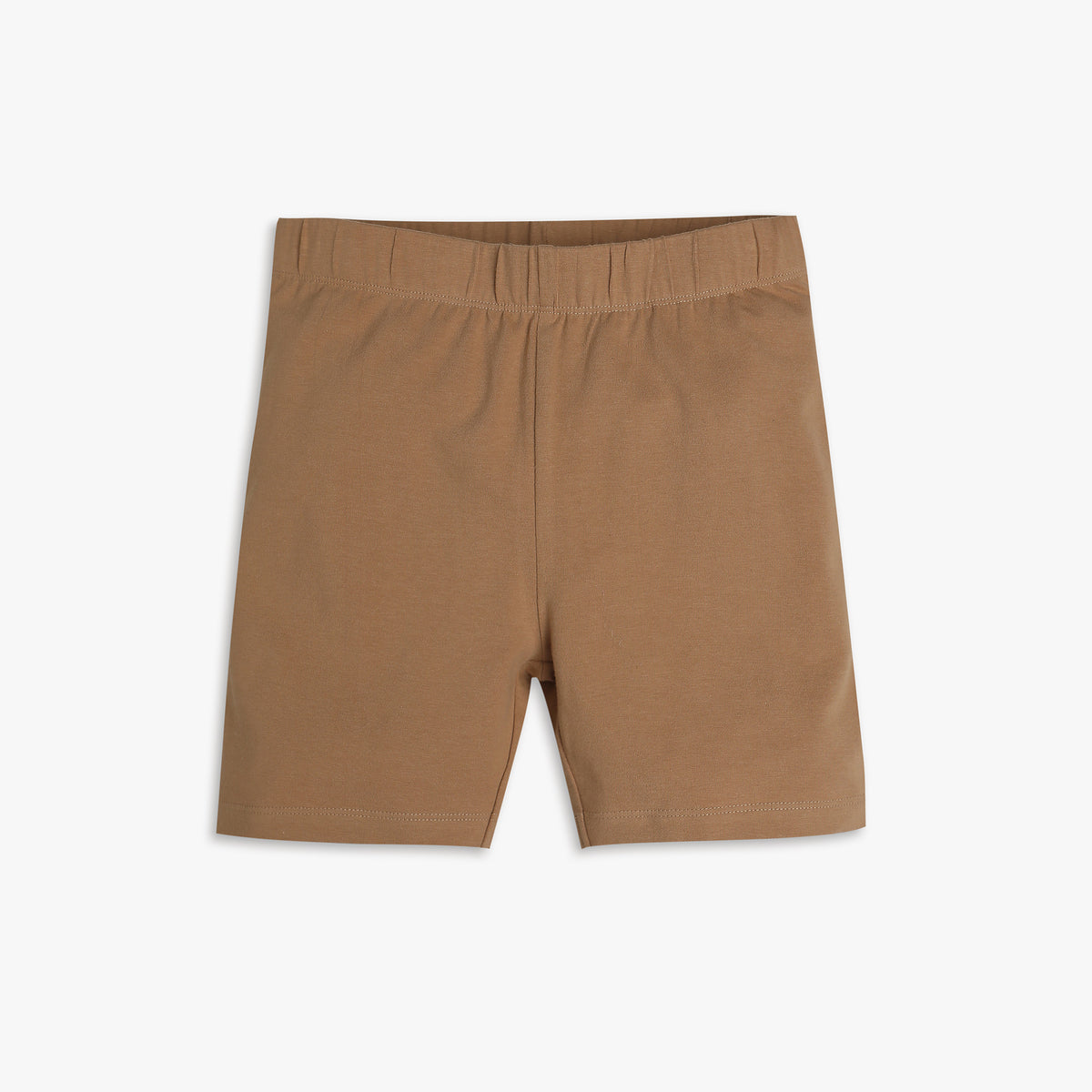 Girls Regular Fit Solid Mid Rise Shorts