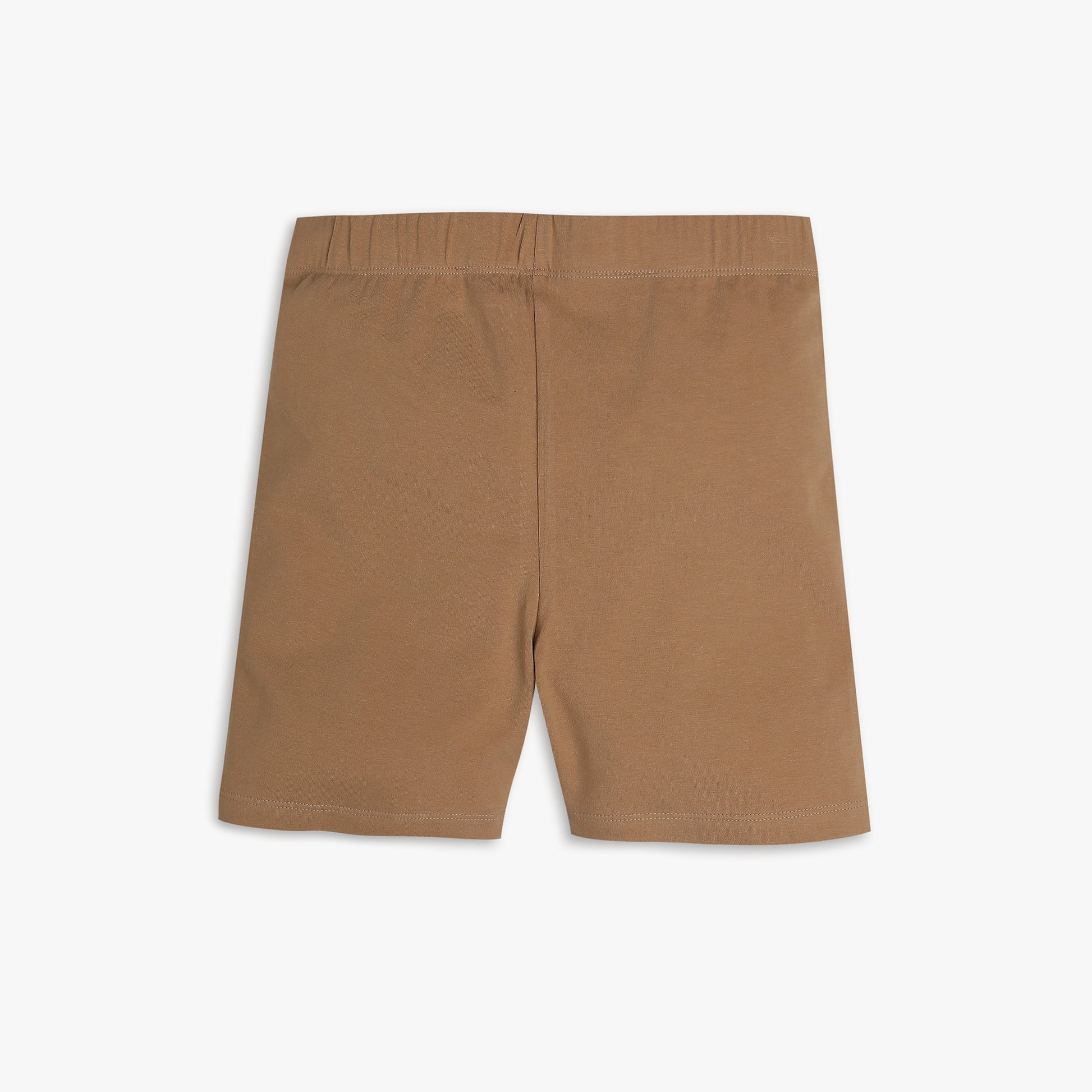 Girls Regular Fit Solid Mid Rise Shorts