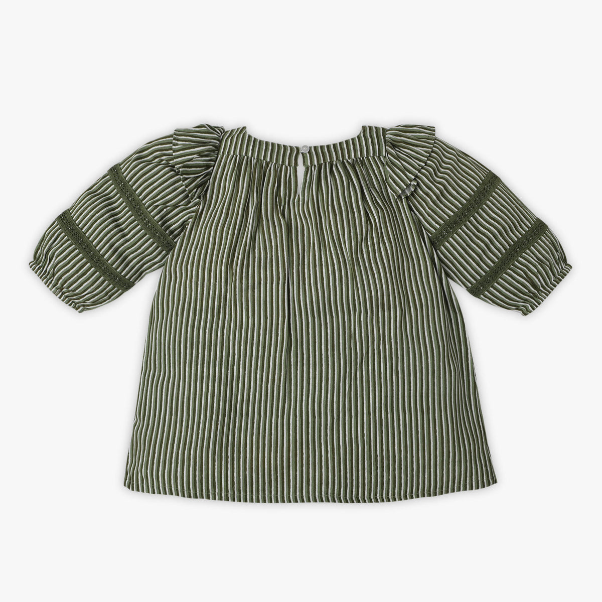 Girls Regular Fit Striped Top