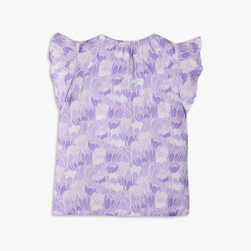 Girl's Regular Fit Printed Top