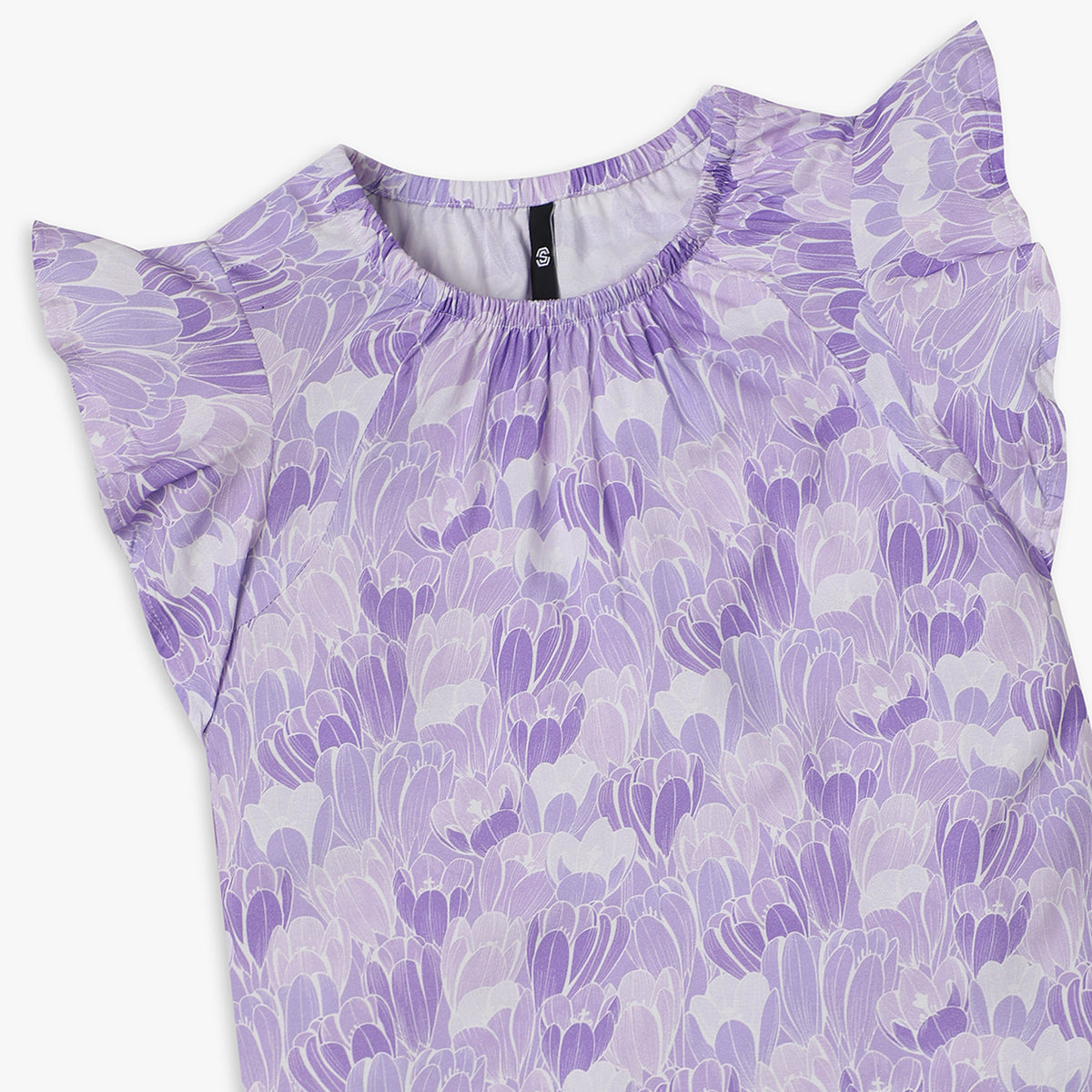 Girl's Regular Fit Printed Top