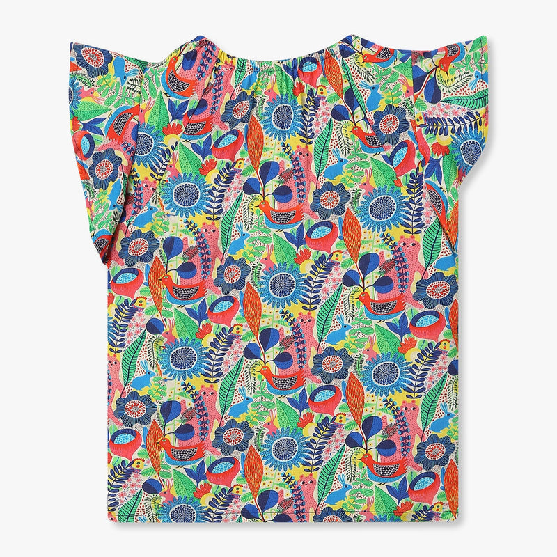 Girl's Regular Fit Printed Top