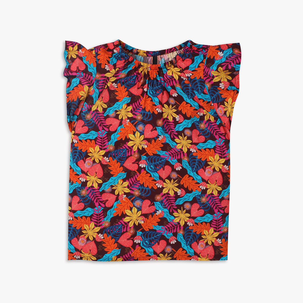 Girl's Regular Fit Printed Top