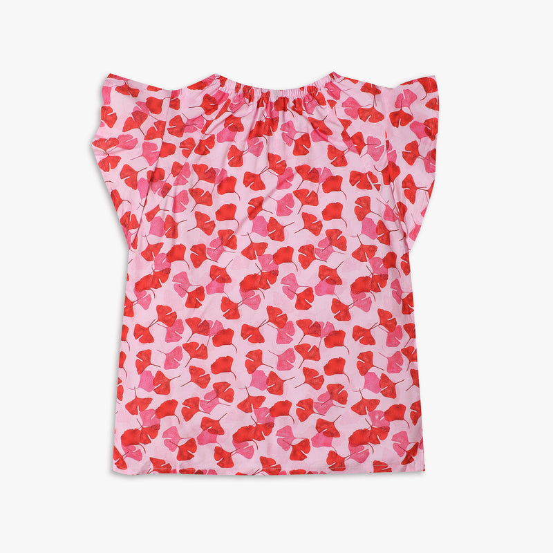 Girl's Regular Fit Printed Top