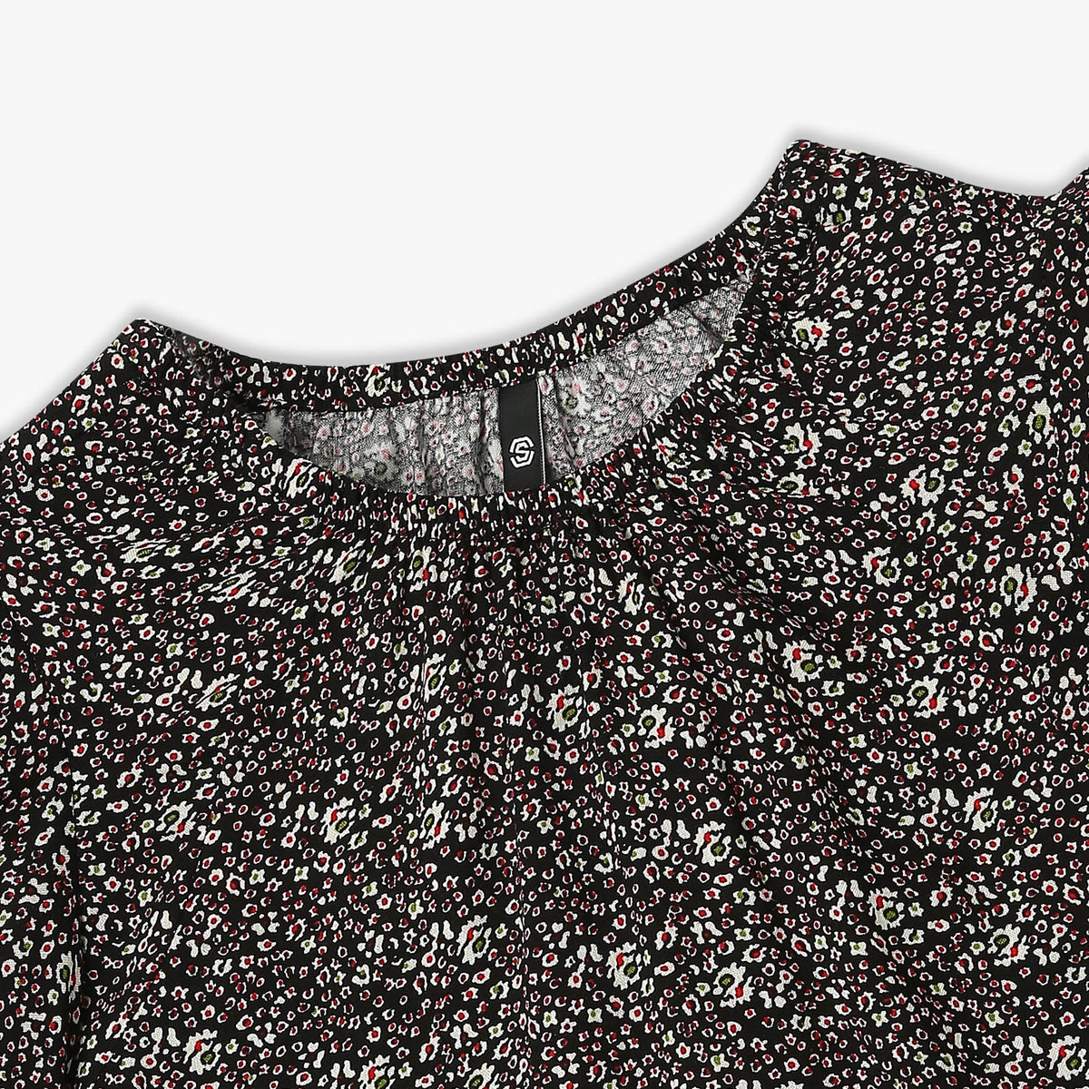 Girl's Regular Fit Printed Top