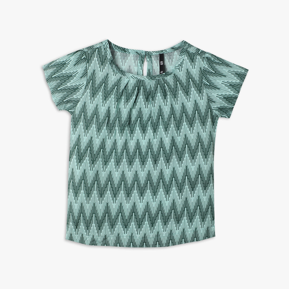 Girl's Regular Fit Printed Top