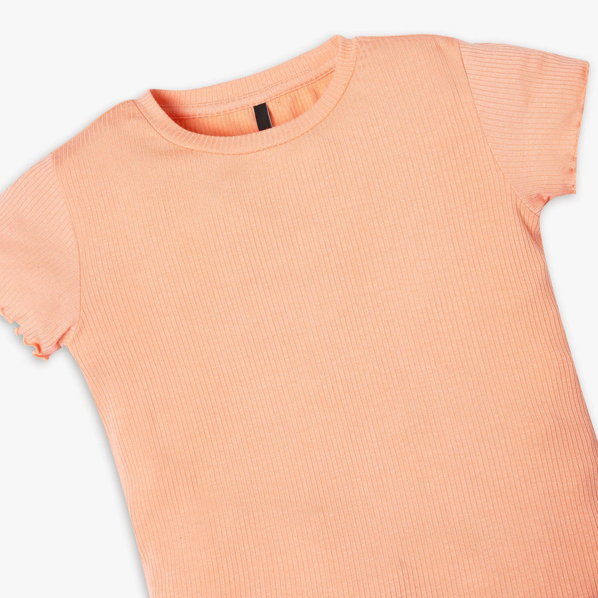 Girl's Regular Fit Solid T-Shirt