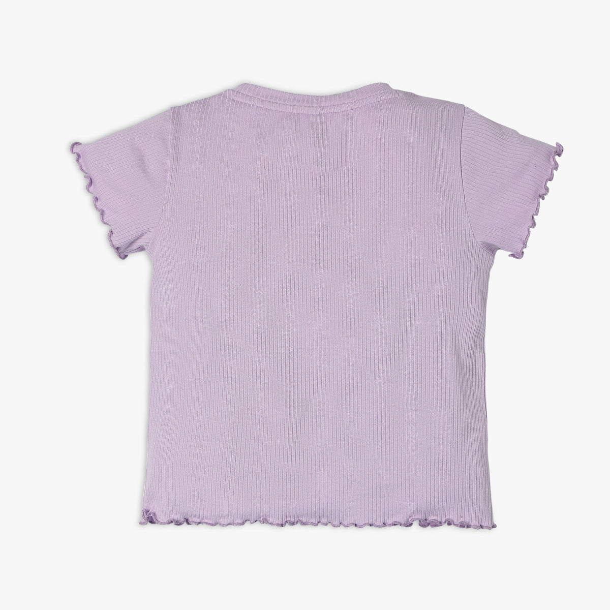 Girl's Regular Fit Solid T-Shirt