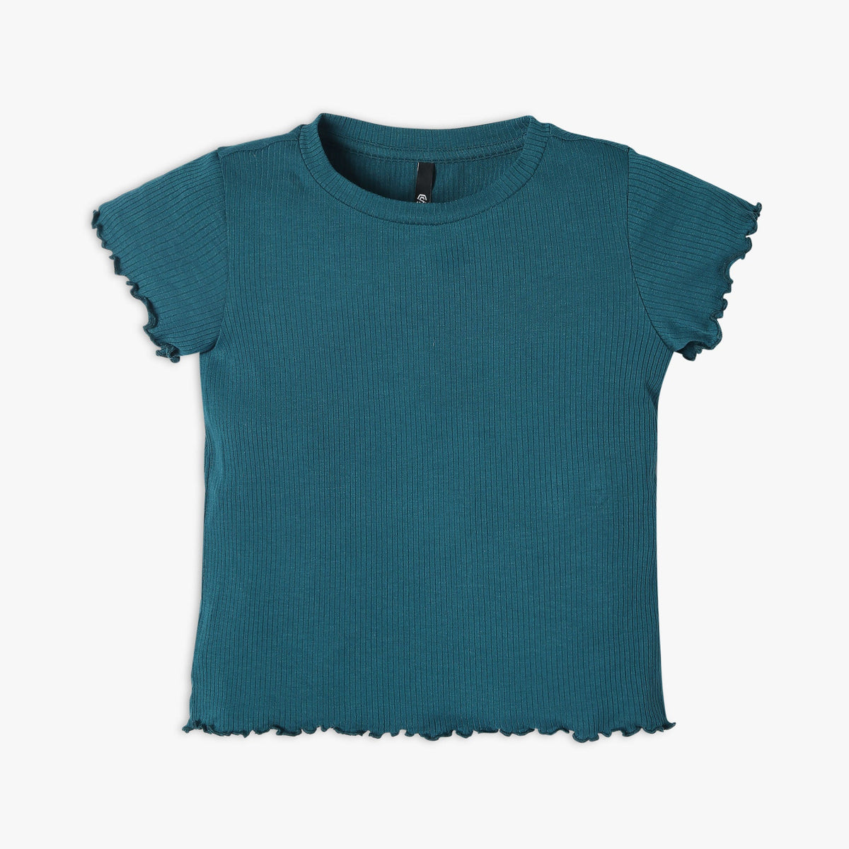 Girl's Regular Fit Solid T-Shirt