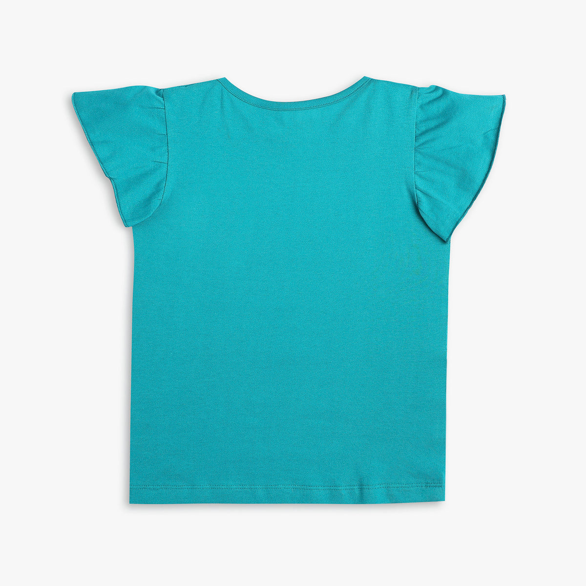 Girls Regular Fit Solid T-Shirt