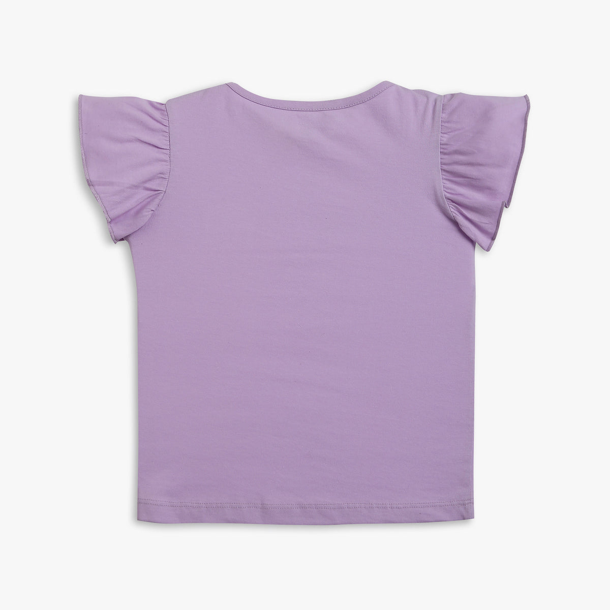 Girls Regular Fit Solid T-Shirt