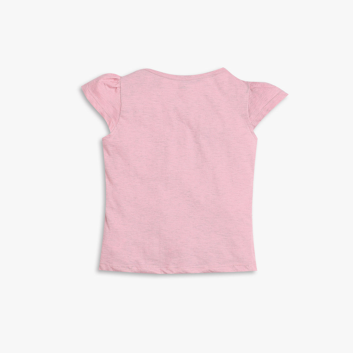 Girls Regular Fit Solid T-Shirt