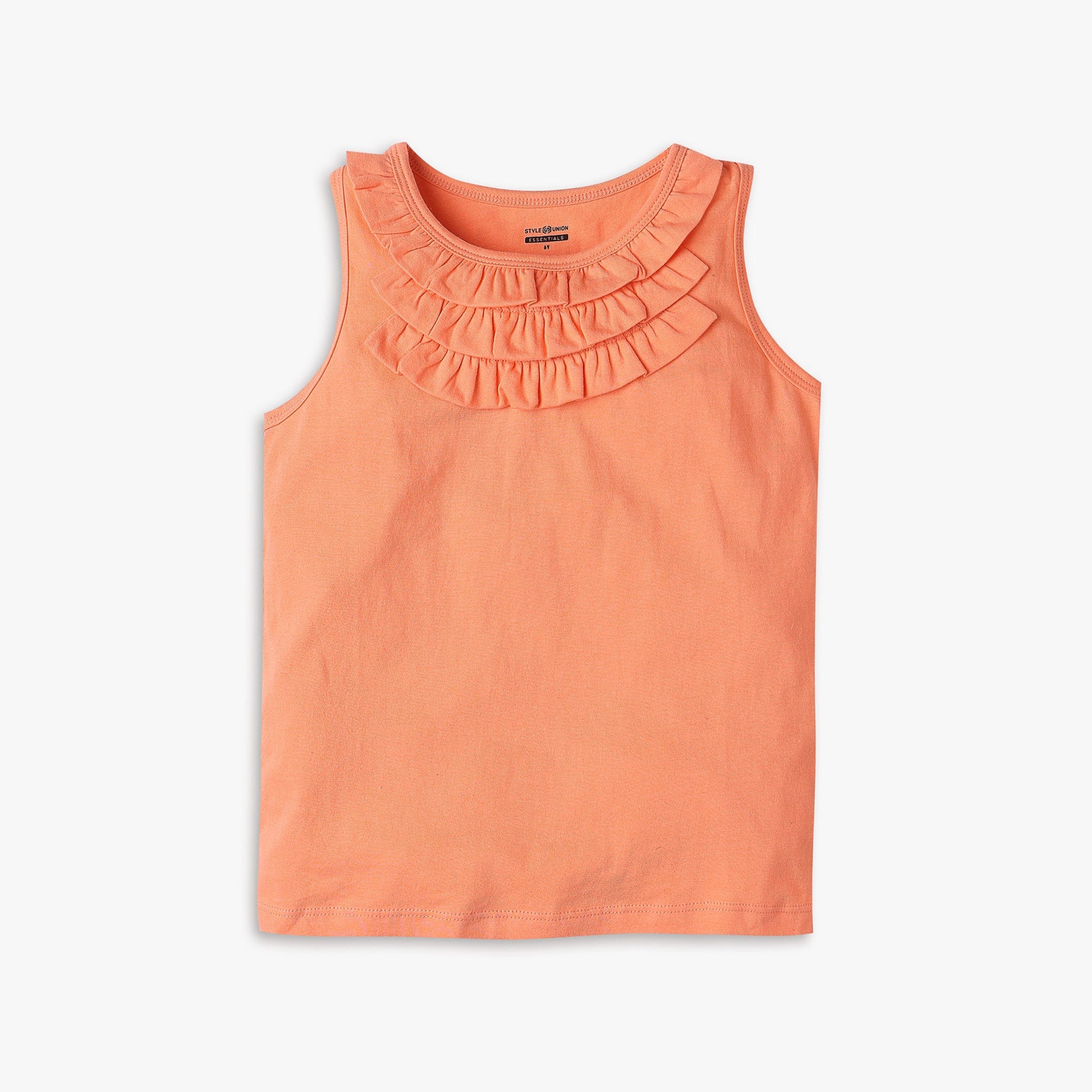 Girls Regular Fit Solid T-Shirt