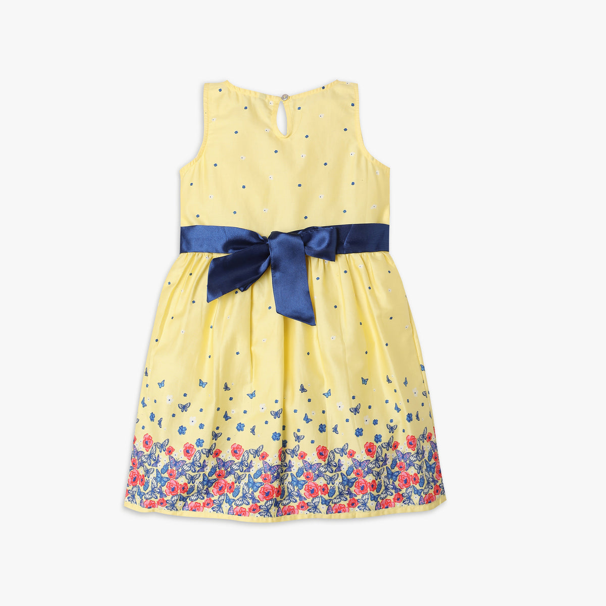 Girl's Regular Fit Printed Frock