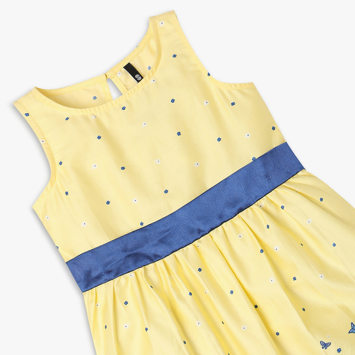 Girl's Regular Fit Printed Frock