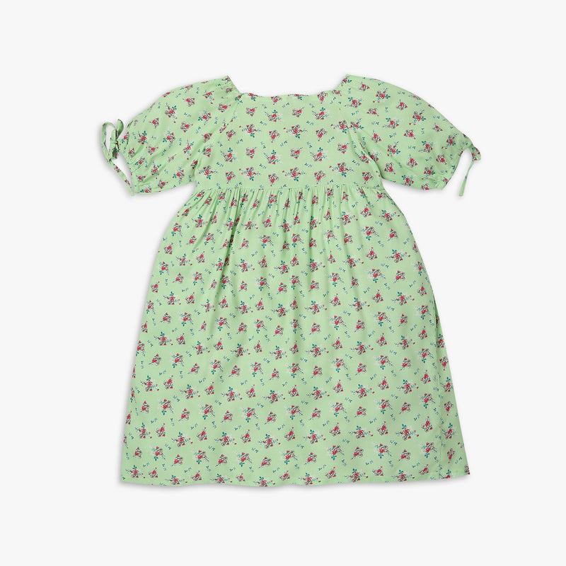 Girl's Regular Fit Printed Frock