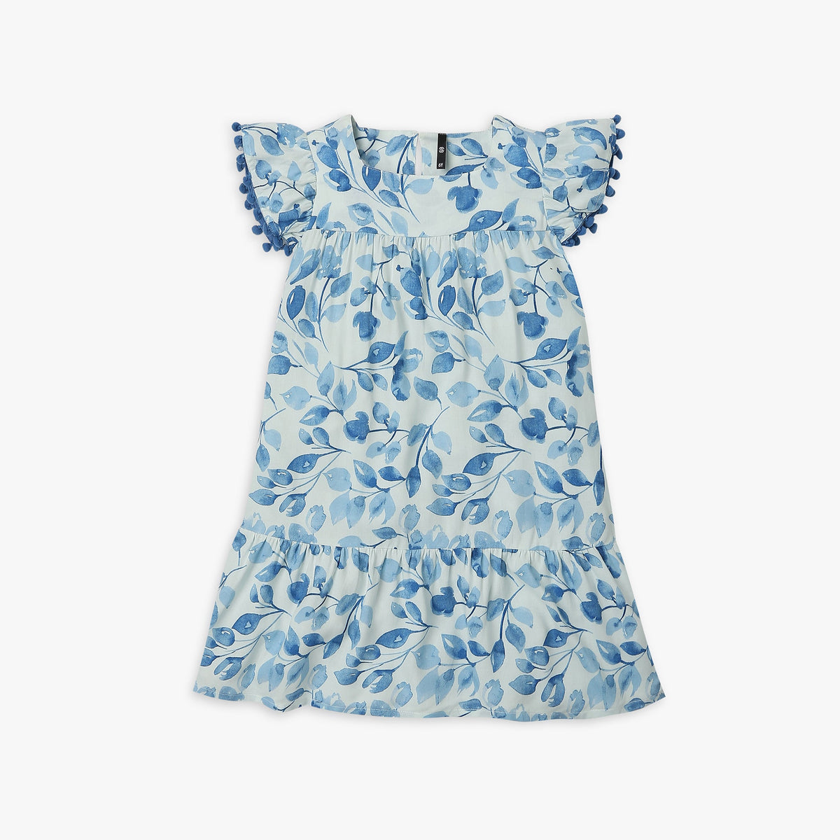 Girl's Regular Fit Printed Frock