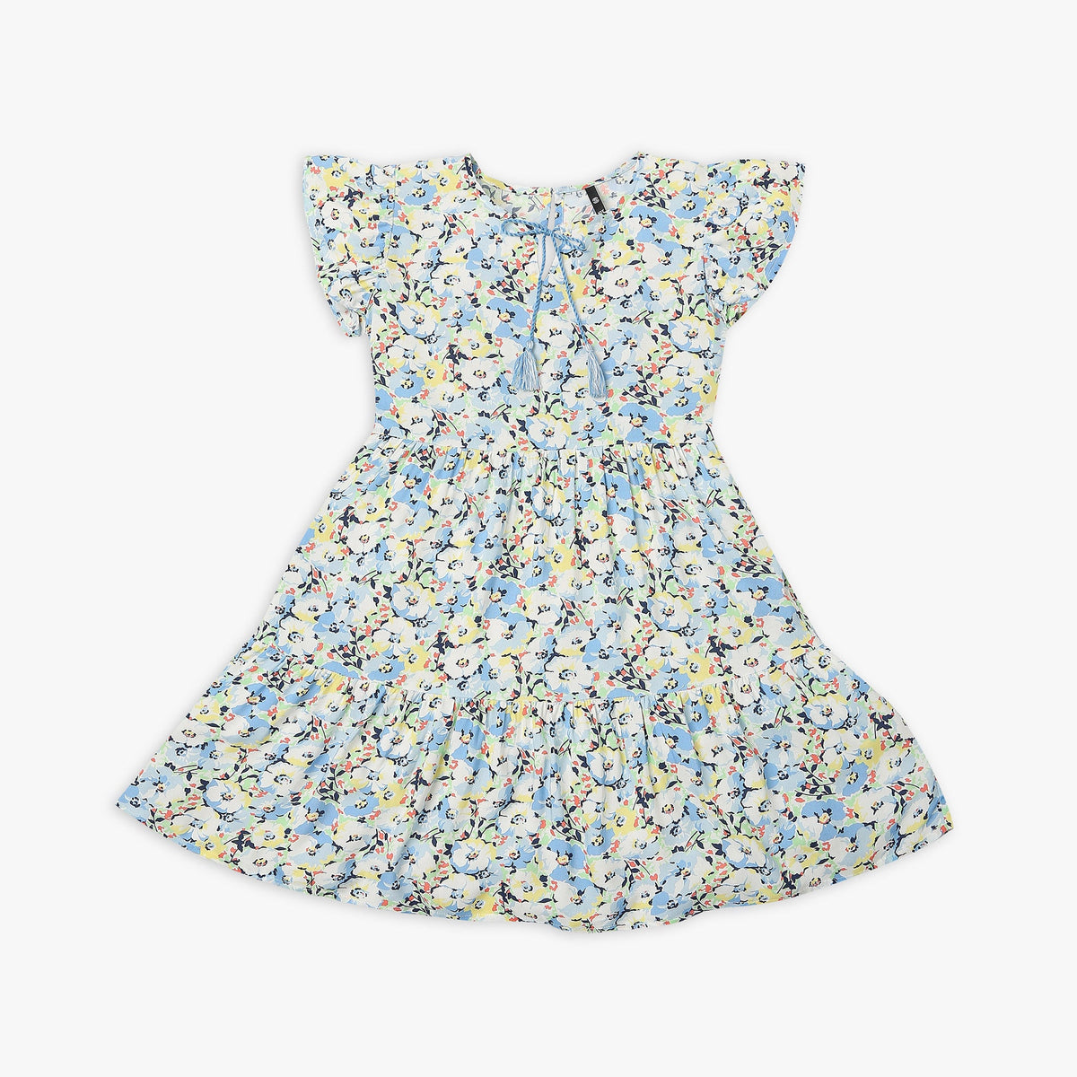 Girl's Regular Fit Printed Frock