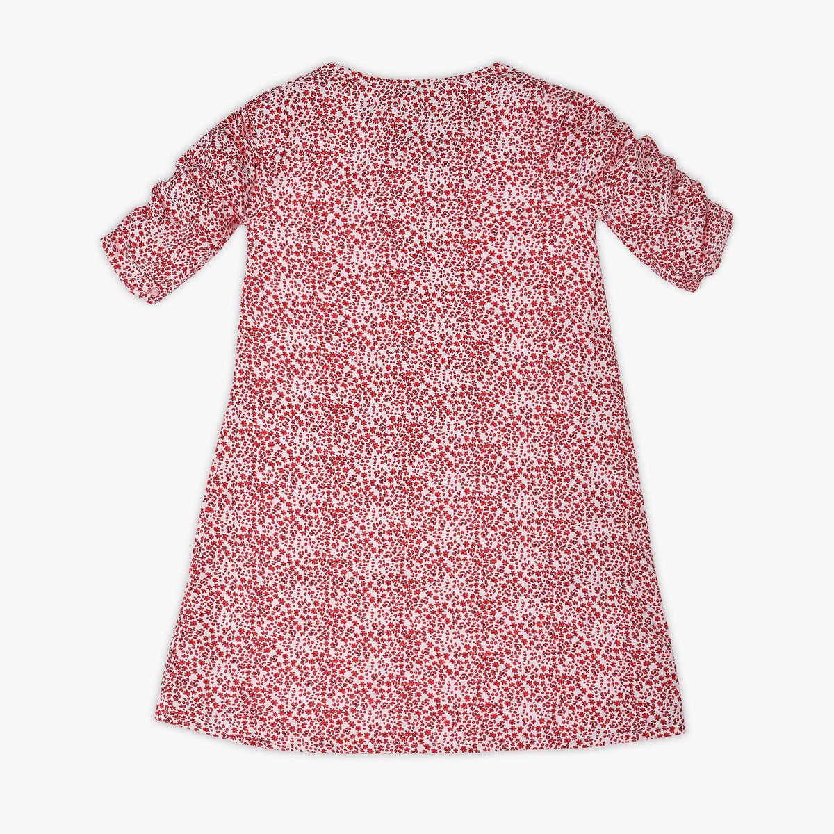 Girl's Regular Fit Printed Frock