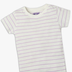 Girl's Regular Fit Striped T-Shirt