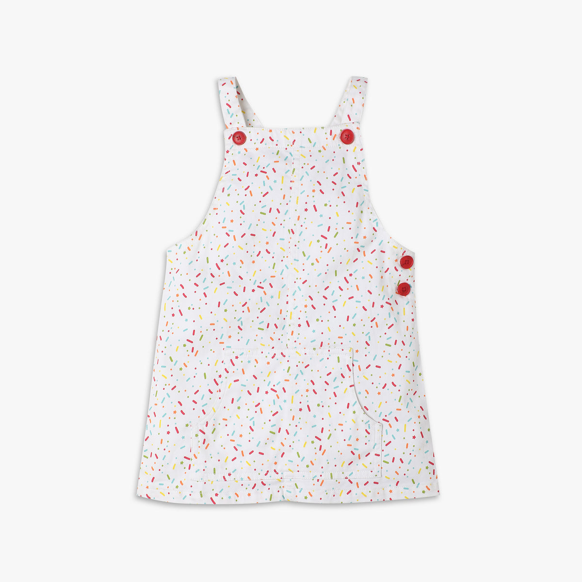 Girl's Regular Fit Printed Frock