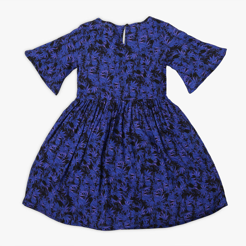 Girl's Regular Fit Printed Frock