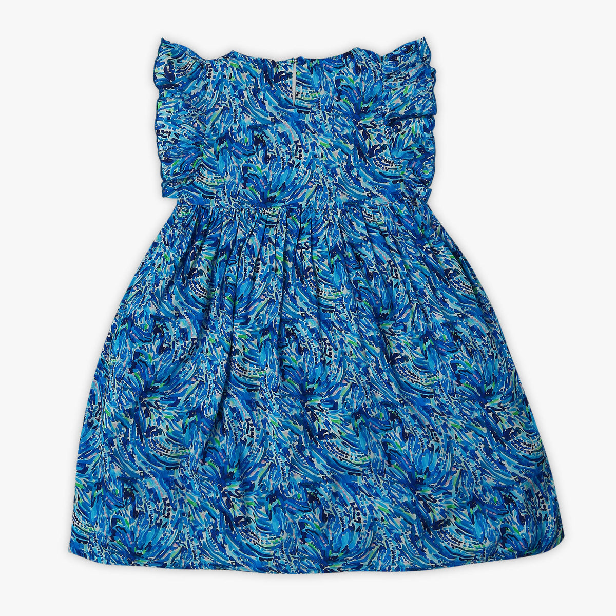 Girl's Regular Fit Printed Frock