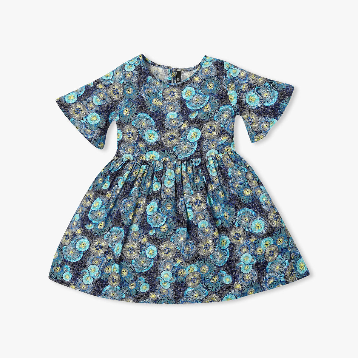 Girl's Regular Fit Printed Frock